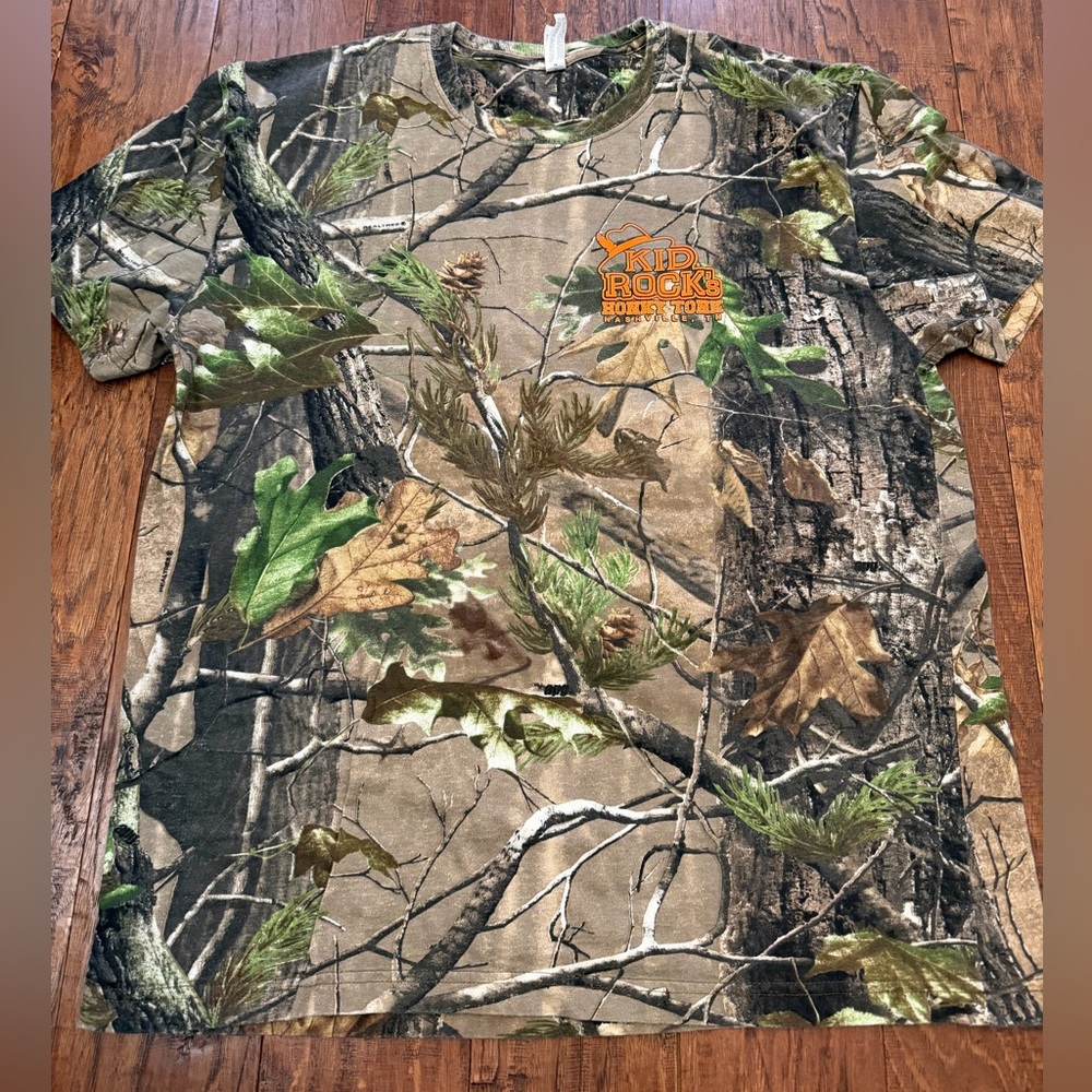 Kid Rock T-Shirt Kid Rock's Honky Tonk Nashville, TN Camo Short Sleeve